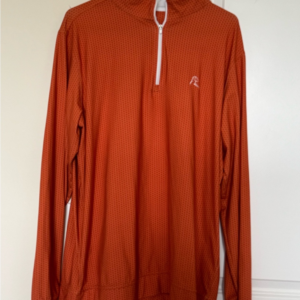 Rhoback Burnt Orange Quarter-Zip Pullover - Univ of Texas Inspired - Large